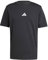 adidas Herren Essentials SMALL Logo Single Jersey Tee, Black/White, S