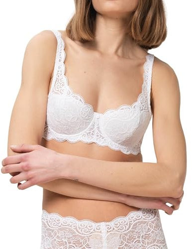 Triumph Womens Amourette 300 Whp X Wired Padded Bra, White, 32DD UK