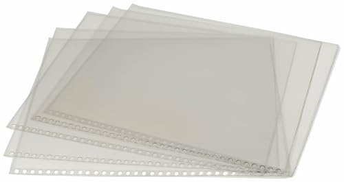 10 x A1 Poids lourd Universal perforé Transparent Art Portefeuille Poche Manches