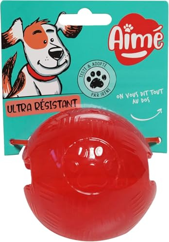 Aime Jouet Play Strong Ball 8 cm pour Chien