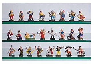 Decorazione Natale Presepe Figure Pastori Assortiti 24pz Ea4te