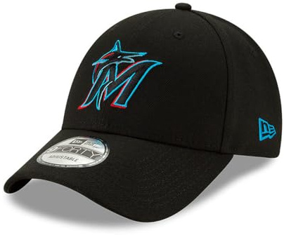 New Era MLB The League 9Forty Verstellbare Basecap Miami Marlins - Offizielle Teamfarben