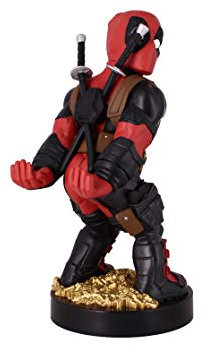 Cableguys Marvel Deadpool 'Bringing Up The Rear' Controller Holder & Phone Stand - Gaming Accessories for Room and Desk, Compatible with Xbox, PlayStation & Most Standard Game Controllers