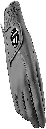TaylorMade Guantes de Golf para Hombre, Color Gris, Talla pequeña