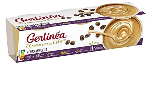 GERLINÉA - Coupelles Crème Café 610G - Lot De 3 - Offre Special