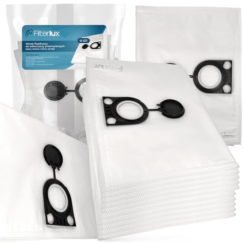 STARMIX STAUBSAUGERBEUTEL 10 STÜCKE ISC ARDL 1425 1450 STAUBSAUGER ERSATZTEILE FILTERLUX ZUBEHÖR Passend für STARMIX & BOSCH & HITACHI & METABO Hochwertige Staubbeutel für optimale Reinigung