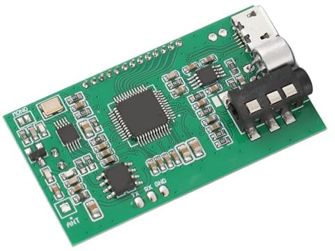 Module émetteur sans Fil FM, Carte de Développement de Micro Sonore Numérique Professionnelle Haute sensibilité pour la Transmission du Son de la Station de Radio avec Une