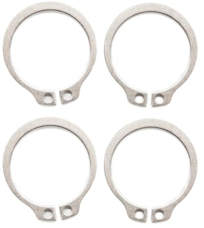 Anelli di tenuta esterni da 45 mm, anello di sicurezza a scatto in acciaio inox A2 DIN 471 (confezione da 2) G02B