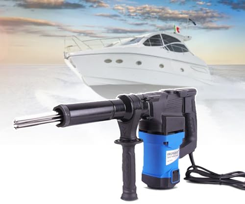 Scrostatore Elettrico Ad Aghi pneumatico ad aghi, utensile ad aria compressa, compatto, portatile per la rimozione della ruggine industriale, rimozione della ruggine dal ponte della nave, 11