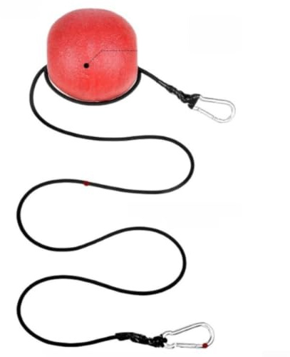Accarugty Marcador de cuerda de esquí acuático, marcador de piscina, flotador de espuma EVA, flotador de boya de anclaje, bola flotante de red de pesca, boya de cangrejo, bola de ancla de kayak (4