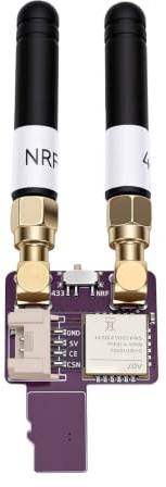 Garsent Dubbelbands RF-Modul, CC1101 NRF24L01 2 i 1 Trådlös Modul
