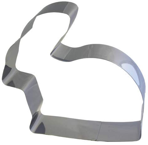 Lares – bakform/bakram/tortenring – av rostfritt stål – motiv: has – Ø ca 22 cm, H: ca 6 cm – Made in Germany