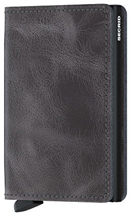 Secrid SV-Grey-Black, Cardprotector Mixte, Gris/Noir, 68x102x16cm