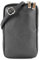 modamoda de T197 Damen Leder Handytasche 6,7 Zoll Umhängetasche handmade in Italy, Farbe:Schwarz