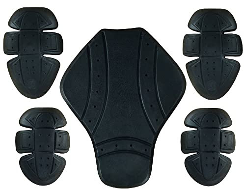 PROANTI Lot de protections de moto - Pour dos, épaules et coudes - Pour vestes de moto