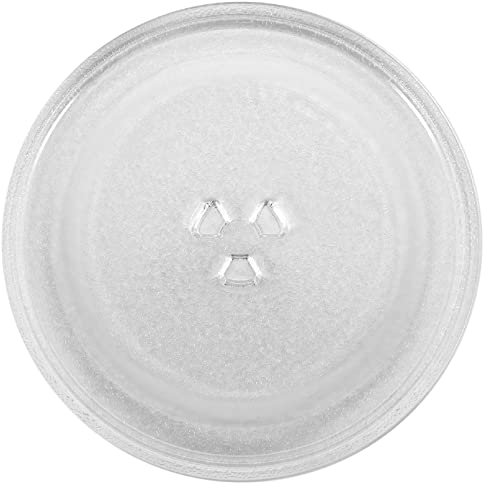 Anlayliay 9.6 Inch Microwave Plate Spare Microwave Dish Universal Microwave Turntable Glass Plates Round Replacement Plate