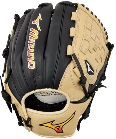 Mizuno Franchise Baseball Gant de Balle Homme, Toile Tartan-Noir/Marron Clair, 12, Infield/Pitcher