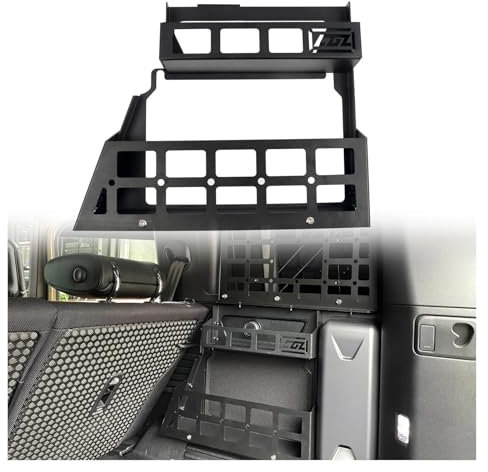 DZSLLOOI Laderaumabdeckung Für Land Für Rover Für Defender 110 2020-2023 Aluminium Kofferraum Beifahrerseite Gepäck Aufbewahrungsbox Organizer Kofferraum Schutz Abdeckung