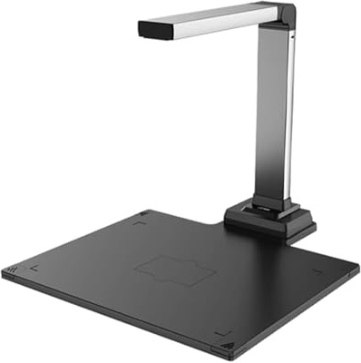 THYXGS Bärbar A4-dokumentskanner, 16 MP HD-kamera för böcker, med justering/OCR-funktion/videoinspelning/realtid, för kontor och skola