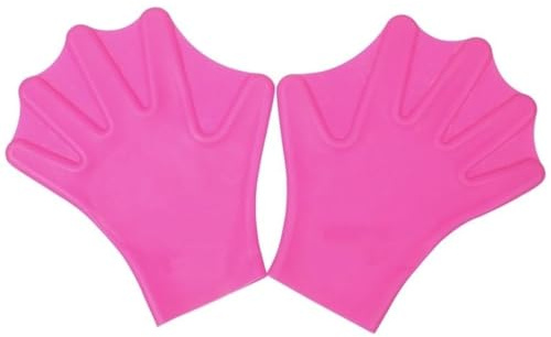 EJHNBSF Guanti Da Sub Guanti Da Sub 1 Paio Di Attrezzatura Per Il Nuoto Accessori Per Mani Complete Palmo Palmato Bambini Adulti Velo Nautico Nuoto Canotage Snorkeling Aquagym(Pink,Kids)