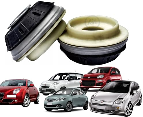 COPPIA SUPPORTI AMMORTIZZATORI A MOLLA PER 500L GRANDE PUNTO PANDA 312 MITO YPSILON