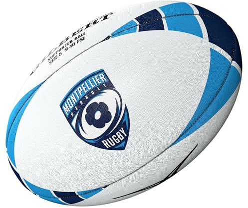 Gilbert Ballon de Rugby Montpellier - Collection Officielle Montpellier Herault Rugby