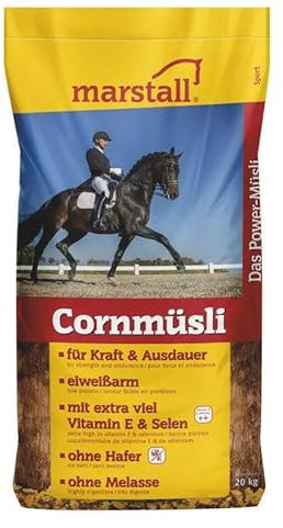marstall Premium-Pferdefutter Cornmüsli, 1er Pack (1 x 20 kilograms)