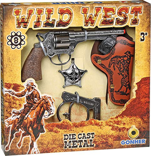 Ensemble de Pistolets Western Gonher 157/0 (5 pcs)