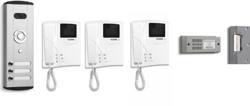 TC276- BELL SYSTEM BLV3 3 WAY BELLINI COLOUR VIDEO DOOR ENTRY INTERCOM SYSTEM & LOCK RELEASE