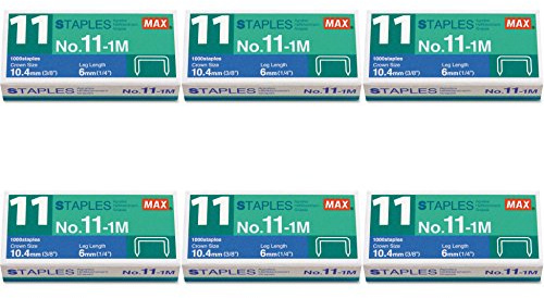 Office 4 All Max. 11-1M Heftklammern Für Vaimo Hefter, 6 Packungen