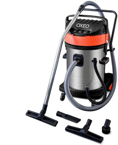 Aspirateur eau et poussière professionnel 3000W – 70 litres – Tri moteurs - sans sac - cuve 70L - livré avec accessoires
