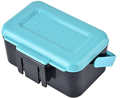 NOOFIE Caja de Almacenamiento portátil para cebos, Caja contenedora de Aparejos de Pesca, Caja de Cintura Colgante, Caja de Accesorios para Aparejos de Pesca