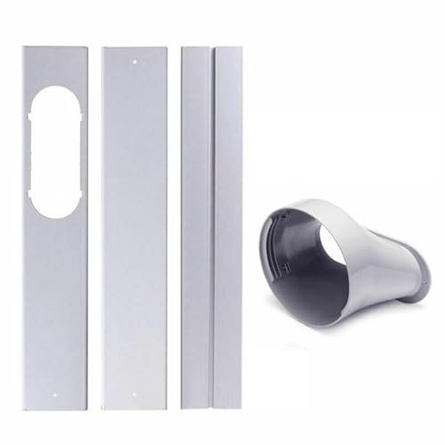 HEZHU Schlauchadapter Abluftschlauch Adapter Fensterabdichtung Fensterabdichtung Ersatzteil Set Mit Abluftschlauch Fenster Und Geräteadapter Für Alle Mobile Klimageräte (Adapter+ 3Er(67.5) set)