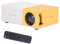 Sxhlseller Mini Proiettore Portatile con Risoluzione 1920x1080 con Interfaccia Ricca, Piccolo e Portatile e Schermo Enorme da 24-60 Pollici, Sorgente Luminosa a LED per Film Home (Spina UE)