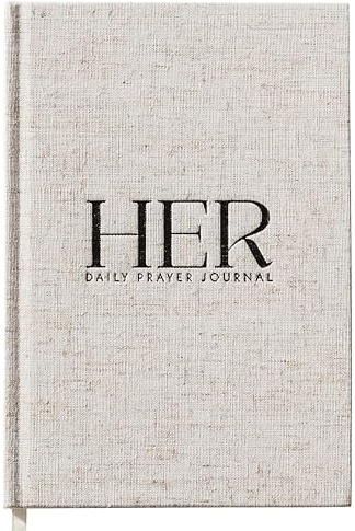 Heavenly Finds Daily Prayer Journal for Woman – 6 månader, bibeljournal med veckovis skrift – guidad bibelvers kartläggning – hängiven med bönövningar – andlig present till kvinna