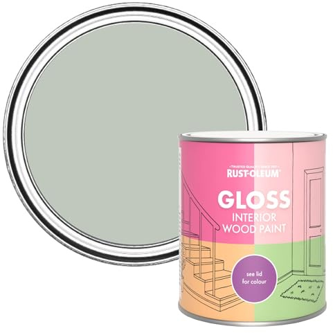 Rust-Oleum Green Interior Wood Paint in Gloss Finish - Chalk Green 750ml