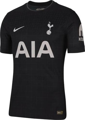 Tottenham Hotspur 2025/26 Match Extérieur Maillot De Foot Authentique Nike Dri-Fit ADV pour Homme, Noir/Light Iron Ore, HJ4558-011, XS