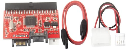2 In 1 To IDE Adapter 40 Pin ATA HDD CD DVD Adaptor with Serial Port 4 Power Connector Supports 100 133 Specification Data Transfer Rate Up 5G Per Second No Driver Required Maximum Hard-Drive Capacity