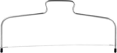 YUNXIASW Cortador de tartas de acero inoxidable, 32 cm, alambre de sierra para tartas de altura regulable, cortador de tartas fácil de aplicar para capas uniformes de tartas