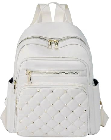 Generisch Mochila 2026 de tela al aire libre bolsa de viaje mochila de ocio, Blanco, Talla única, Mochilas tradicionales