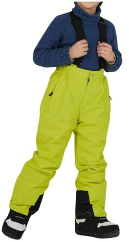 Generisch Traje de nieve para niña, pantalones de esquí de invierno, pantalones cálidos para la nieve para niños, actividades al aire libre