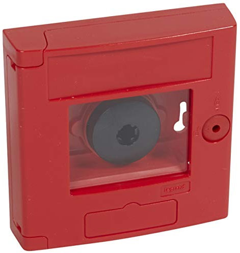Legrand 038061 Coffret Bris de Glace Double Position IP30, Mmontage en Encastré, Rouge