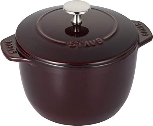 staub La Cocotte de Gohan 40511-560 La Cocotte de Gohan Grenadine Red S 4.7 inches (12 cm) Rice Pot, 1 Piece, Cast Iron Pot, Rice Cooker, Japanese Authentic Product