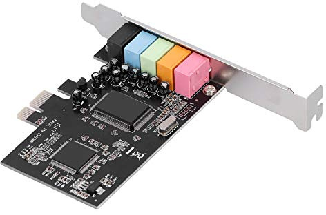 PCI E 5.1Stereo Audio Card,Full Duplex 5.1 Channel PCI Express Sound Card,for 7 Desktop Computer