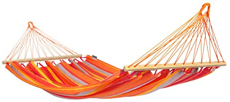 La Siesta® Alisio Toucan – Weather-Resistant Single Spreader Bar Hammock