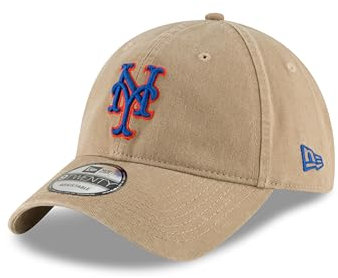 New Era New York Mets MLB Core Classic Braun Verstellbare 9Twenty Cap - One-Size