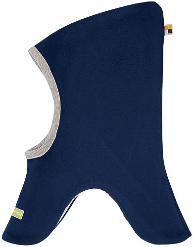 loud + proud Unisex Kinder Lt1 Schlupfmütze Fleece, GOTS Zertifiziert Sturmhaube, Ultramarine, 49-50 EU