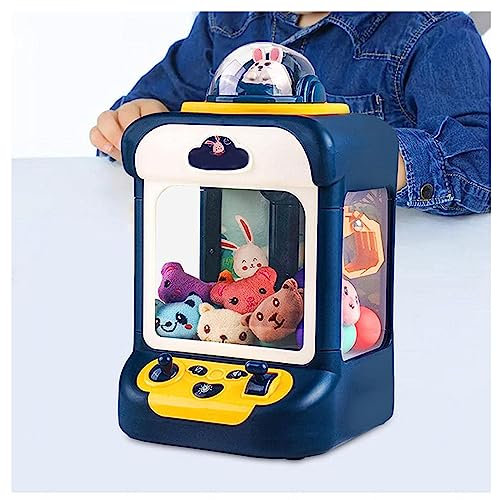 Mini Jouet De Machine à Griffes , Contient 20 Mini Jouets Et 10 Capsules Machin A Pinc Enfant Jouet éLectrique Machine Attrape Bonbon , Cadeaux d'anniversaire pour Les Enfants ,Blue