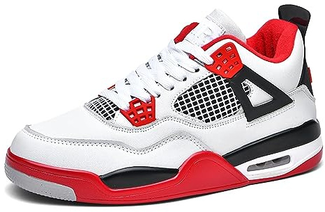 Chaussures de Skate Air 4 rétro Classiques pour Homme - Baskets de Basket-Ball décontractées - pour Le Travail, la Course à Pied, la Marche