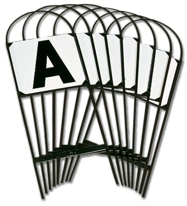 WALDHAUSEN Dressurviereck-Markierung zum Stecken 20 x 60 m, schwarz